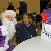Purple Santa