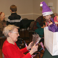 Purple Santa