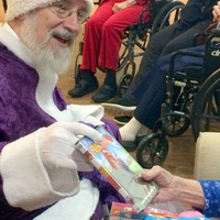 Purple Santa