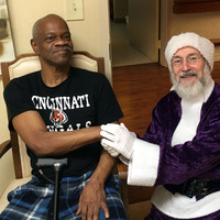 Purple Santa