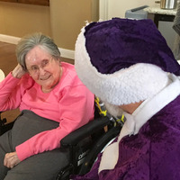 Purple Santa