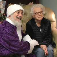Purple Santa