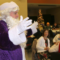 Purple Santa