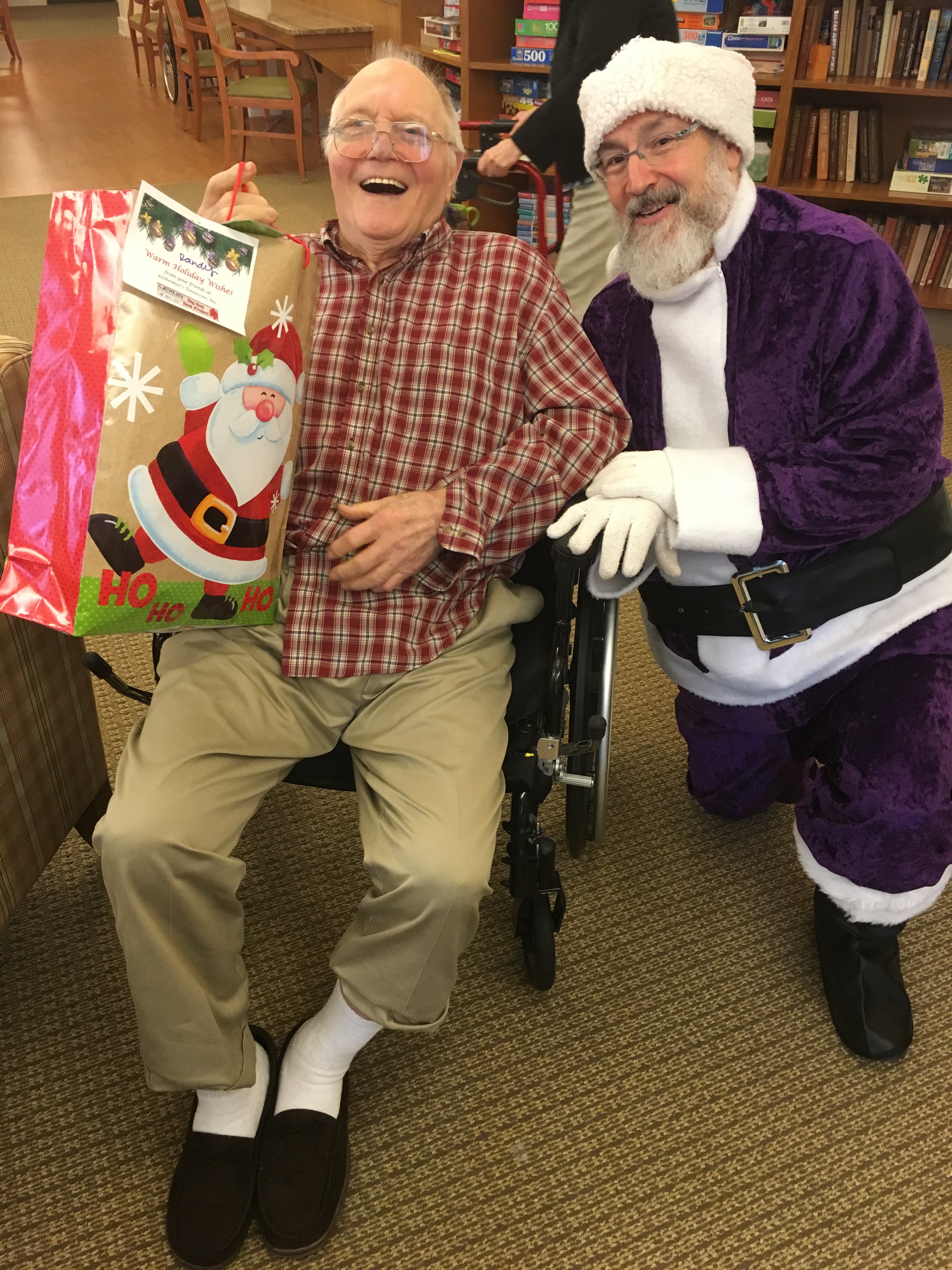 Purple Santa